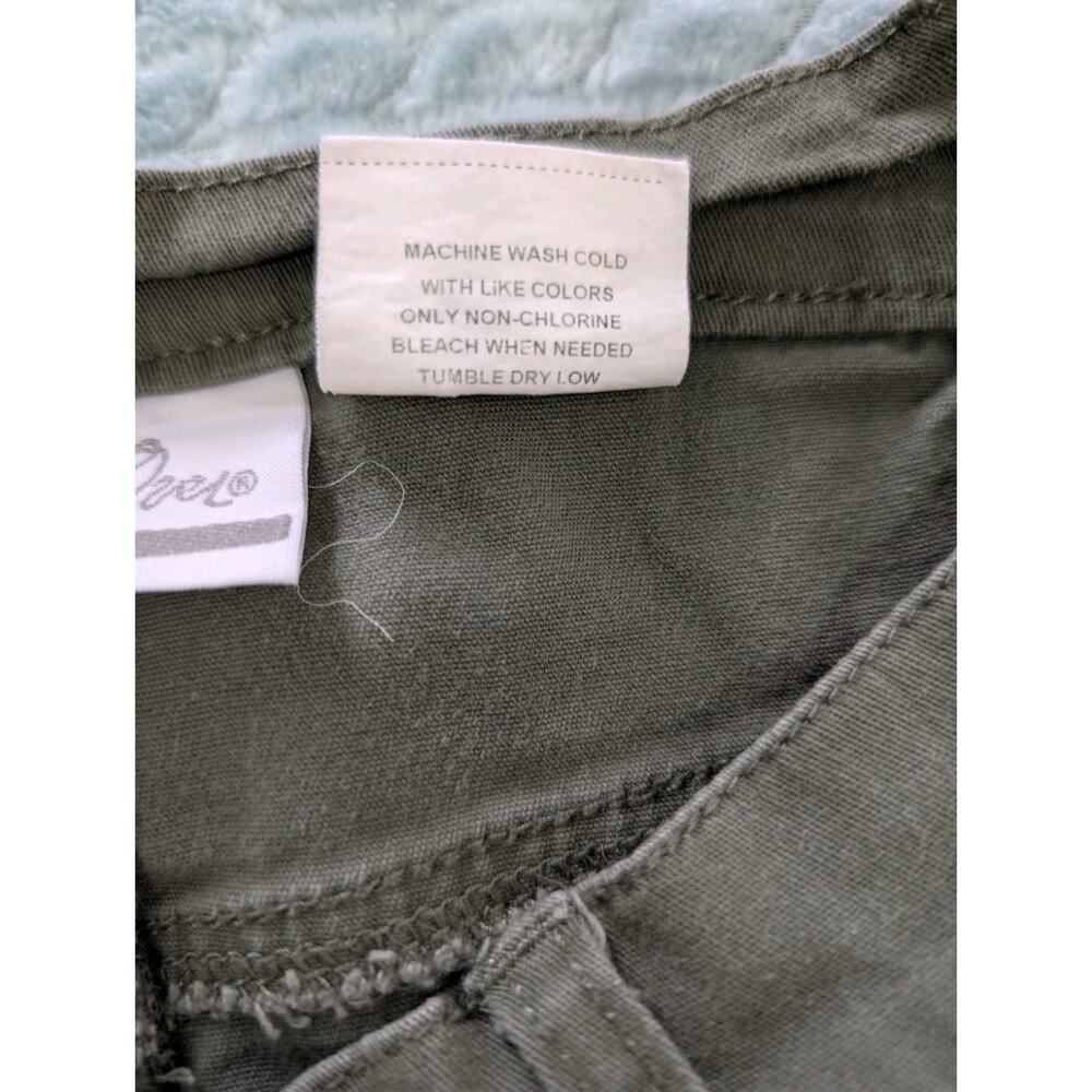 Bend Over Army Green Knee Length Denim Skirt Size 16 XL - Picture 9 of 9